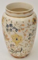 Lot 87 - Zsolnay Pecs ovoid shaped vase of 'Islamic'...