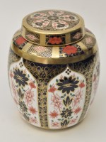 Lot 146 - Royal Crown Derby ''Old Imari'' jar and cover,...