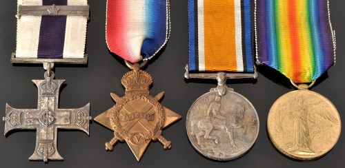 Lot 208 - A First World War Military Cross and Bar group,...
