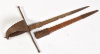 Lot 213 - A 19th Century Spanish Main Gauche, the shaped...