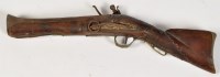 Lot 216 - A small 19th Century Turkish flintlock...