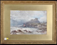 Lot 310 - John Syer (1815-1885) A fishing village near a...