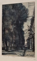 Lot 333 - Anthony Gross (1905-1984) ''Rue de la Gare -...