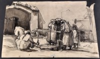 Lot 335 - Anthony Gross (1905-1984) ''Scandalmongers'' -...