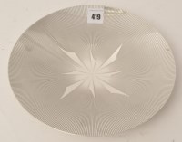 Lot 419 - A George VI silver dish, by Mappin & Webb,...