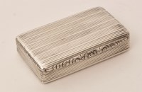 Lot 462 - An early Victorian silver snuff box, by...