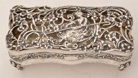 Lot 467 - An Edwardian silver box, by Samuel Jacob,...