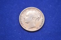 Lot 87 - A Victorian gold sovereign, 1871.
