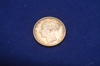 Lot 88 - A Victorian gold sovereign, 1876.
