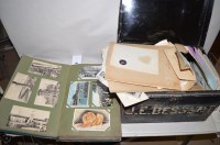 Lot 102 - An early 20th Century postcard album...