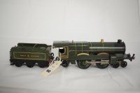 Lot 1503 - Hornby 0-gauge 4-4-2 clockwork locomotive,...