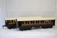 Lot 1551 - Two Carette for Bassett Lowke 1-gauge dining...
