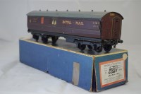 Lot 1558 - Bassett Lowke Royal Mail 0-gauge bogie coach,...