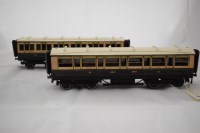 Lot 1576 - Exley 0-gauge 3rd/1st bogie corridor coach;...