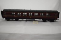Lot 1577 - Exley 0-gauge 3rd class bogie corridor coach,...