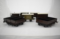 Lot 1588 - Bassett Lowke 0-gauge rolling stock, to...