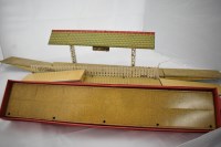 Lot 1592 - A Hornby 0-gauge tinplate central platform...