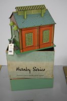 Lot 1593 - A Horny 0-gauge by No. E1E engine shed, boxed.