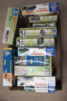 Lot 1678 - Italeri model constructor kits, military...