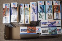 Lot 1679 - Tamiya 1:48 scale model constructor kits,...