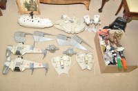 Lot 1831 - An assortment of Star Wars plastic vehicles...
