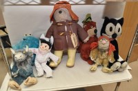 Lot 1838 - A 1974 Paddington Bear stuffed toy, in duffel...