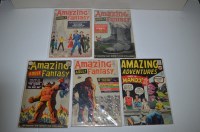 Lot 1162 - Amazing Adventures: 2; and Amazing Fantasy: 7,...