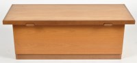 Lot 1011 - A mid 20th Century teak record and cassette...