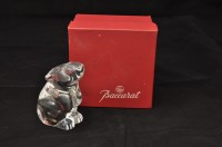 Lot 1087 - A Baccarat glass paperweight in the form of a...