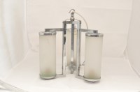 Lot 1089 - An Art Deco style 1920's chromed metal and...