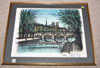 Lot 1134 - Bernard Buffet - ''Le Pont de Paris'', signed...