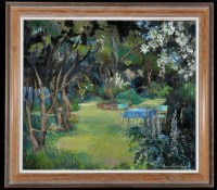Lot 1176 - Anne Carrick - ''The Artist's Garden'', signed,...