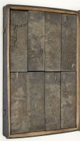 Lot 43 - A set of eight Chinese ink stones, each...