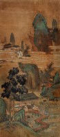 Lot 48 - Manner of Qiu Ying (Chinese Ming Dynasty)...