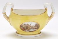 Lot 84 - Derby yellow ground sucrier, with two...