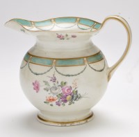Lot 86 - English porcelain jug probably Derby, globular...