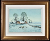 Lot 175 - William John Baker (1865-1938) Cottages in the...