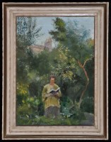Lot 206 - Douglas Stannus Gray (1890-1959) A woman...