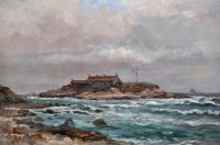 Lot 236 - John Chambers (1852-1928) Bait Island (later...