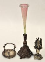Lot 267 - An Art Nouveau W.M.F. style patinated metal...