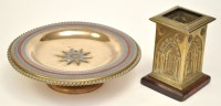 Lot 268 - A late 19th Century enamelled bronze tazza, of...