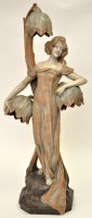 Lot 283 - An early 20th Century Art Nouveau painted...