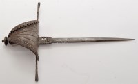 Lot 387 - A left hand ''Main-Gauche'' dagger, possibly...