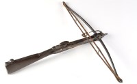 Lot 433 - A late 18th Century English stonebow, the...