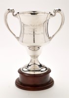 Lot 457 - A George V silver trophy, by William Lister &...