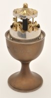 Lot 527 - An Elizabeth II bronzed silver and enamel...