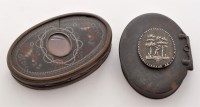 Lot 538 - An 18th Century yellow and white metal inlaid...