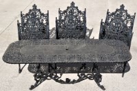 Lot 859 - Coalbrookdale: a set of six Gothic pattern...