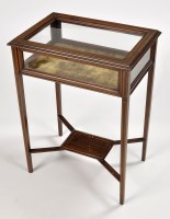 Lot 870 - An early 20th Century mahogany glazed...