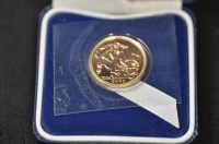 Lot 114 - An Elizabeth II gold sovereign, 2000.